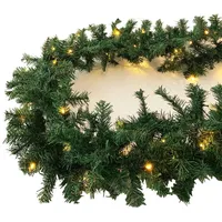 Mojawo LED Tannengirlande XXL 810 cm mit 100 LED