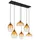 GLOBO Salvy 6-flg. 39 cm rund schwarz