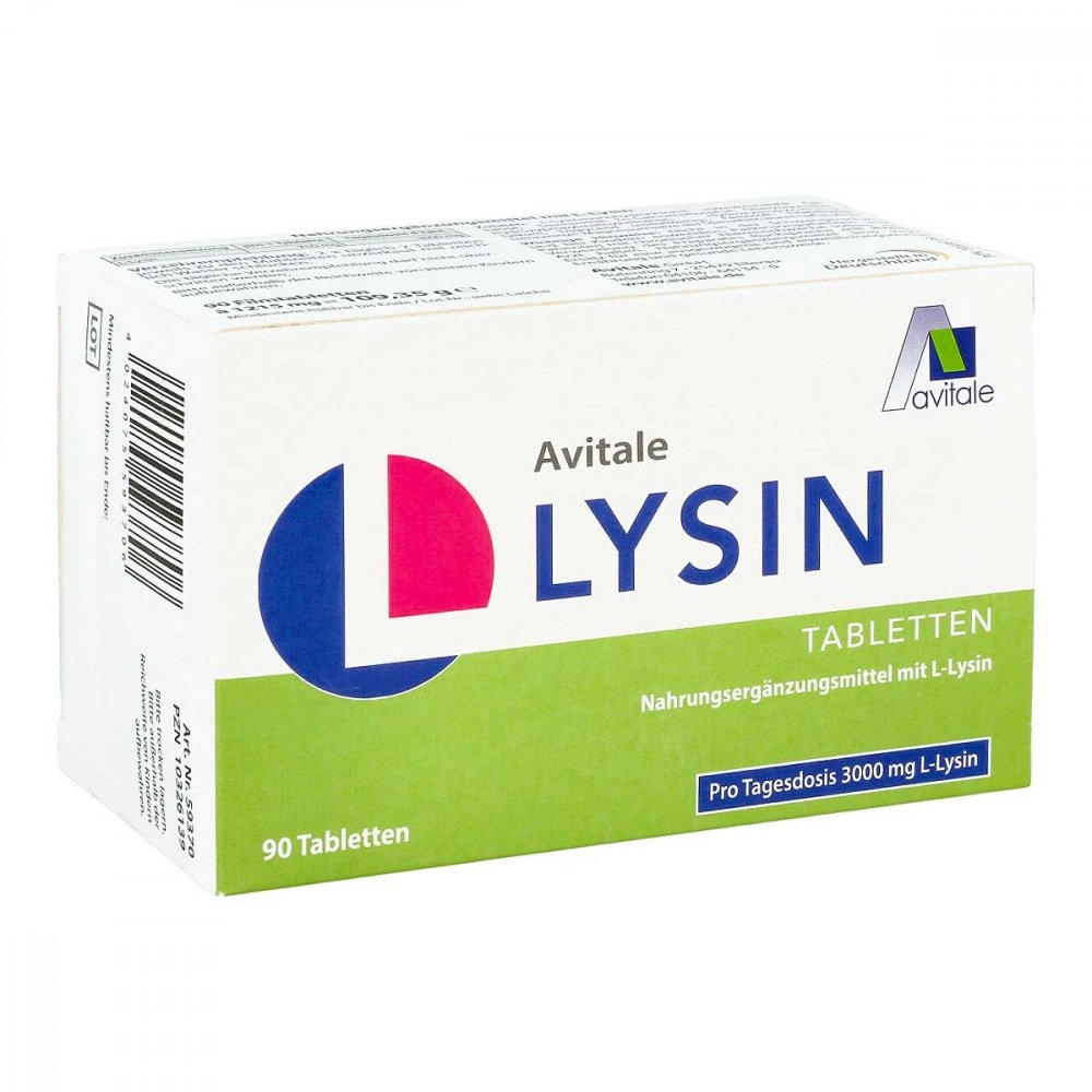 L-lysin Tabletten bei Lippenherpes 750 mg