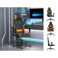 VidaXL Gaming-Stuhl Schwarz und Orange Stoff