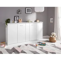 Priess Schrankbett »Oregon«, weiß