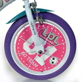 DINO BIKES Lol Suprise 16 Zoll weiß