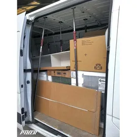 PIHER Deckenstütze Stahl 40-60 cm schwarz