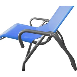 MFG Bäderliege Pool 3 Anthrazit/Blau