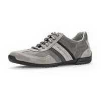 Gabor Pius Gabor Herren Sneaker Low,Halbschuhe,recyceltes Futter,zertifiziertes Leder,Wechselfußbett,Midgrey/dk.Grey/Fjord,44 EU / 9.5 UK - 44 EU