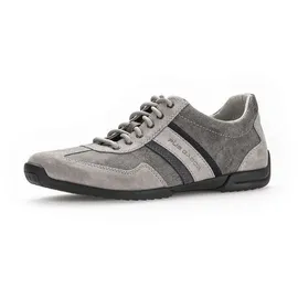 Gabor Pius Gabor Herren Sneaker Low,Halbschuhe,recyceltes Futter,zertifiziertes Leder,Wechselfußbett,Midgrey/dk.Grey/Fjord,44 EU / 9.5 UK - 44 EU