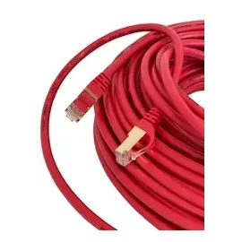 Vago-Tools CAT7 Patchkabel Netzwerkkabel rot 20m rund