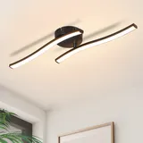 GBLY Deckenlampe 12W Wellen Design schwarz
