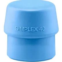 Halder SIMPLEX Kopf-Ø 40mm TPE-soft blau weich