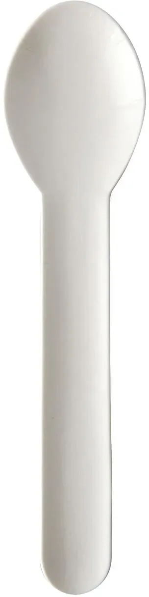 'pure' Kaffeelöffel aus Papier 13 cm FSCR weiss, 100 Stk.