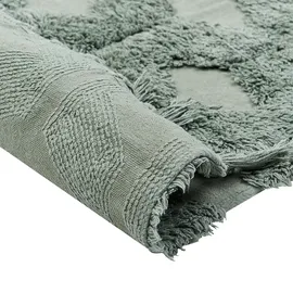 Beliani Kars Kurzflorteppich 140 x 200 cm Grün