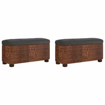 vidaXL Sitzbank Truhenbank Braun 69 x 0 x 0 cm