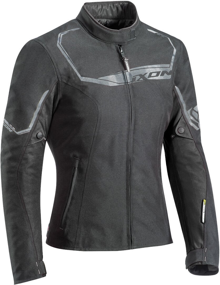 Ixon Challenge Damen Motorrad Textiljacke, schwarz, Größe S