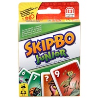 Mattel Games T1882 - Skip-BO Junior Kartenspiel für Kinder, geeignet für 2-4 Spieler, Spieldauer ca. 30 Minuten, ab 5 Jahren