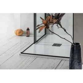 Polysan s.r.o. FLEXIA Duschwanne 120x80x3,5cm Rechteck, weiss, Steindekor