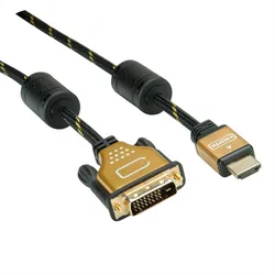 ROLINE Gold - Videokabel - Dual Link - DVI-D (M)
