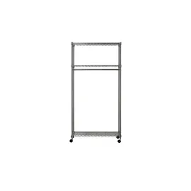 Sconto Rollgarderobe ¦ silber ¦ Metall ¦ Maße (cm): B: 91 H: 181 T: 45.0