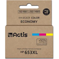 Actis KH-653CR Druckertinte, Ersatz HP 653XL 3YM74AE; Premium; 18ml; 300 Seiten;