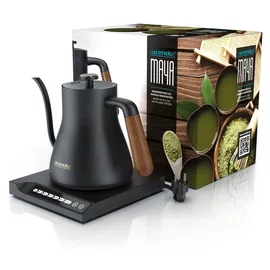 Arendo Edelstahl Wasserkocher 0,5 l Schwarz