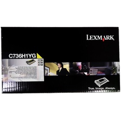 Lexmark Rückgabe-Tonerkassette C736H1YG Gelb