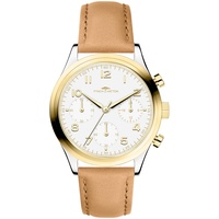 FYNCH-HATTON Damen Analog Quarz Uhr mit Leder Armband FHT-0013-LC