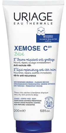 Uriage Bébé Erster Balsam Oleo-Beruhigend Anti-Juckreiz Sehr trockene Atopische Haut Tube 200ml