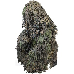 normani Monster-Kostüm Tarnanzug 3-teilig Ghillie Suit Jackal, Scharfschützen Tarnkleidung Jagdbekleidung Scharfschützenanzug Camouflage-Anzug Militäruniform grün M/L - M/L