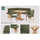 Home Affaire »Nina«, (Set, 4 tlg., 4er), Sitzgruppe Esszimmer Stühle Tisch und Bank bequem gepolstert