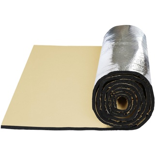 uxcell sourcing map 10mm Dämmmatte Auto Schallschutzmatte Isolierung Matte Schallschutz für Kfz 6.4sqft 60cm*100cm