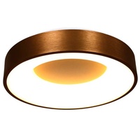 Steinhauer Deckenleuchte Wohnzimmerleuchte Küchenlampe LED dimmbar bronze weiß rund