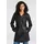 Mauritius Ledermantel "GWTaresa", Damen, Gr. 40L, schwarz, Obermaterial: 100% Schafsleder. Futter: 100% Baumwolle. Ärmelfutter: 100% Polyester, unifarben, lässig geschnitten knielang, mit Riegel, Mäntel, Leder-Trenchcoat mit Bindegürtel
