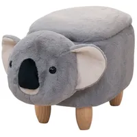 Svita Tierhocker Stauraum Kinderhocker Sitzhocker Kinderzimmer Sitzbox Koala