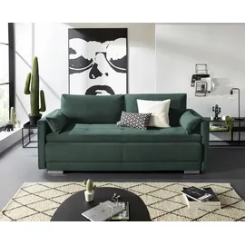 OTTO home Schlafsofa Mikrofaser 2-Sitzer Grün