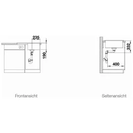 Blanco ZIA 45 S Compact schwarz M.AF