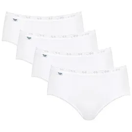 SLOGGI Basic+ Midi 4P Slip Weiß 44