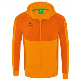 Erima Six Wings Trainingsjacke mit Kapuze new orange/orange, L