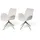 Jahnke Schalenstuhl BAT TWIST DUO Polyester weiß 2er Set