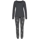 VIVANCE DREAMS Damen Pyjama anthrazit Gr.56/58