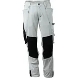 Mascot Hose mit Knietaschen, Stretchstoff Hose Größe 82C58, weiss