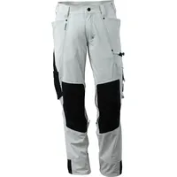 Mascot Hose mit Knietaschen, Stretchstoff Hose Größe 82C58, weiss