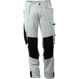 Mascot Hose mit Knietaschen, Stretchstoff Hose Größe 82C58, weiss