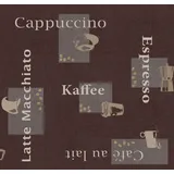 d-c-fix d-c-table® Tischdecke Manhattan Cappuccino 150 cm rund, schoko