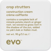 Evo Styling-Creme Crop Strutters Construction Cream, Styling-Paste für mehr Halt & Volumen, Haarwachs besonders für kurze Haare geeignet, 90 g