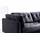 trends by hg "Landau", grau B:228cm H:75cm T:92cm, Sofas, in Cord-Stoff mit Metallfuß
