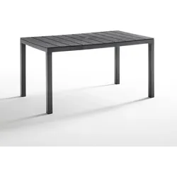 BICA Gartentisch King Anthrazit | Wetterfest | Outdoor-Tisch für Garten & Terrasse