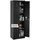 Tectake Brandon Aktenschrank 60 x 40 x 180,5 cm schwarz