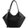 FredsBruder My Bestie Tulip Shopper Leather Black/Rosa