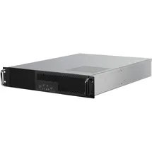 Silverstone Technology RM23-502, Industrielles 2HE-ATX-Rackmount-Speicherservergehäuse mit dualem 5,25-Zoll-Laufwerkschacht und USB-3.1-Gen1-Schnittstelle, SST-RM23-502