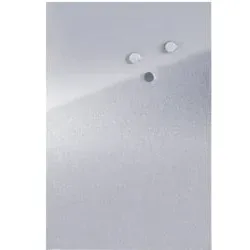 Zeller Magnettafel 11120 , Maße: 40 x 60 cm, Material: Edelstahl