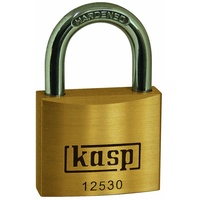 Kasp Messingschloss Premium, gleichschließend, 30 mm, K12530A2